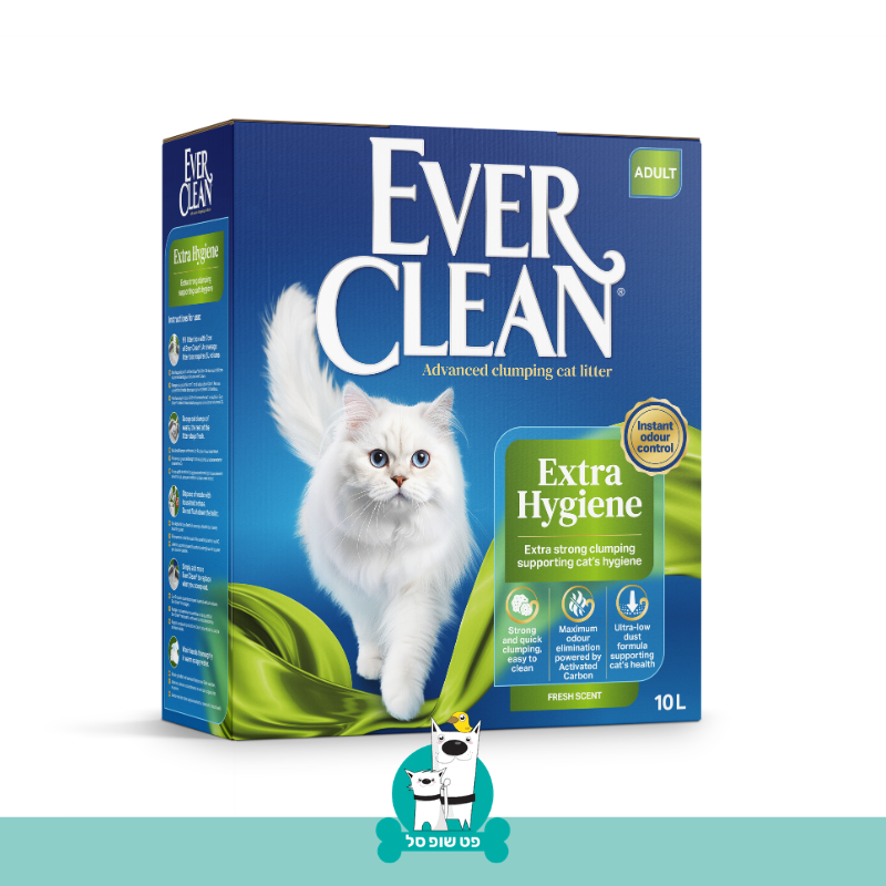 EVER CLEAN חול פרימיום מתגבש במיוחד בניחוח מרענן - חול לחתולים