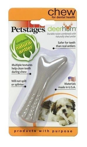 Petstages - Deerhorn - S צעצוע לעיסה לכלבים קרן צבי מבית פט סטייג'ס ארה"ב dog chew by petstages