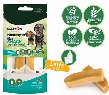 קמון עצם גבינת יאק לכלב 100% טבעי CAMON - Himalayan snack העצם/חטיף מורכבת מחלב יאק מחוות גידול בהרי בהימליה