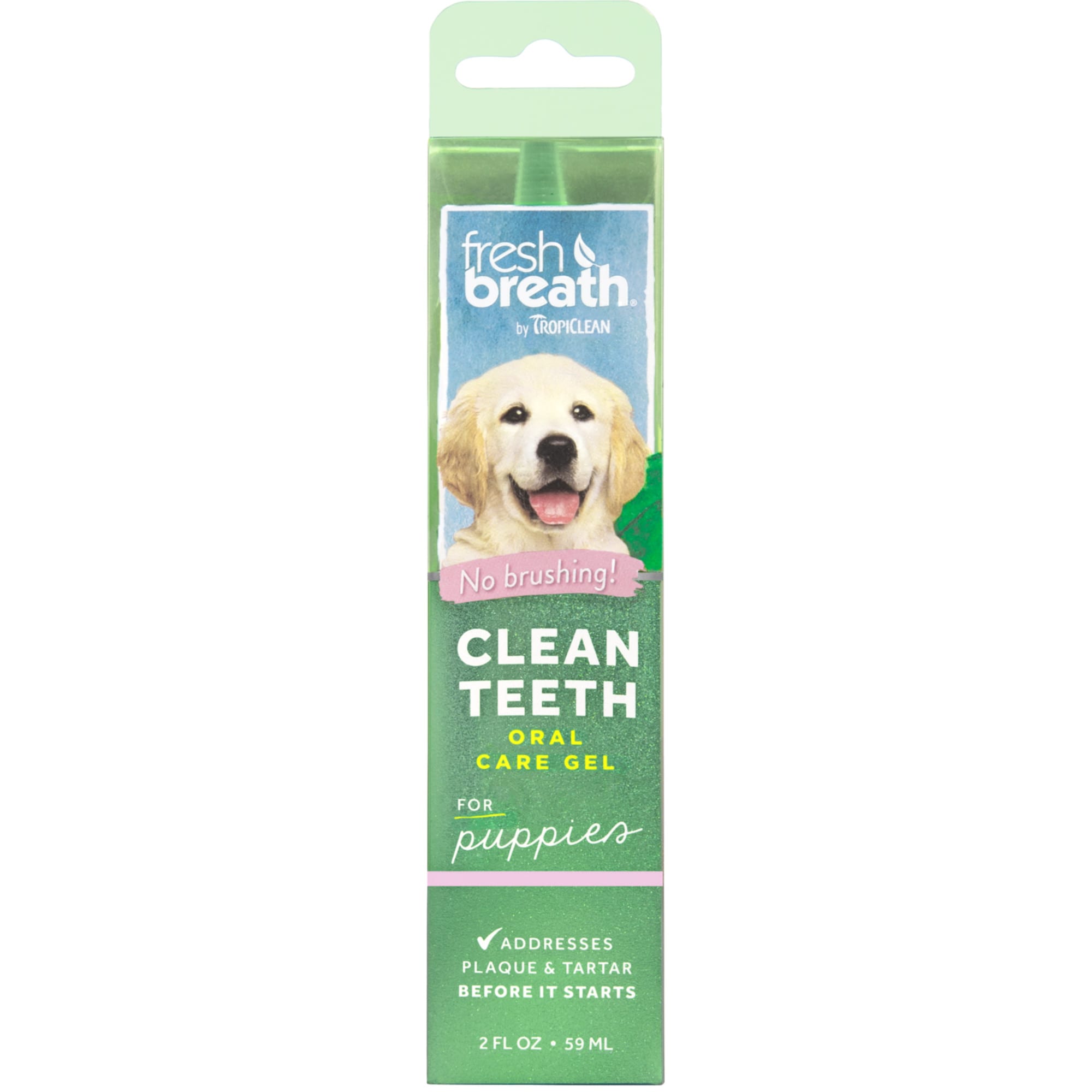 TropiClean Fresh Breath Oral Care Gel PUPPYS