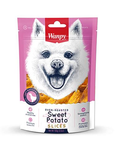 Wanpy Oven Roasted Sweet Potato Slices For Dogs 100g PETSHOPSALE