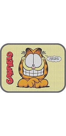 גארפילד שטיח לוכד חול לשירותי חתולים ( מלבן) GARFIELD cat litter catcher mat השטיח מיוצר מגומי קל לניקוי ותחזוקה, מונע את התפזרות החול בסביבת השירותים.